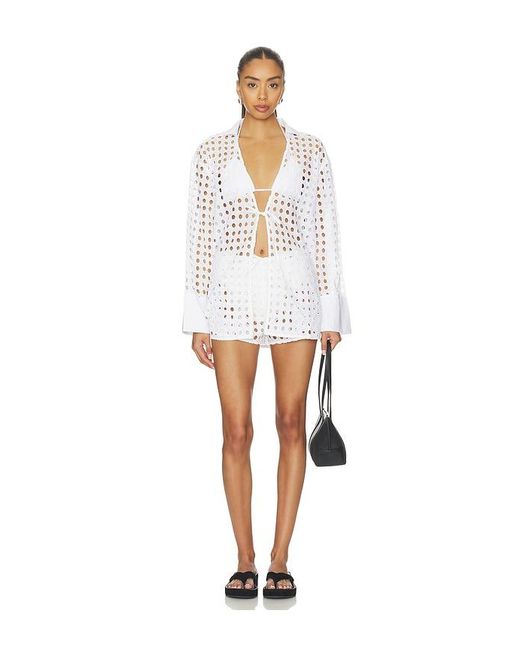 Solid & Striped White The Jaclyn Tunic