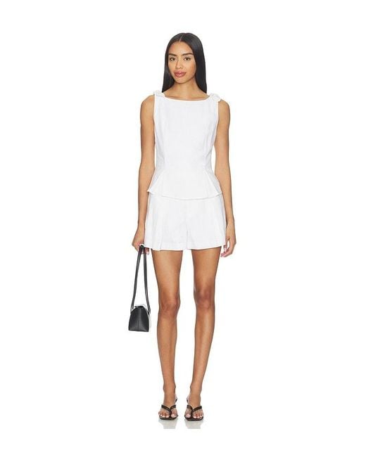 Elodie the Label White Maisel Top