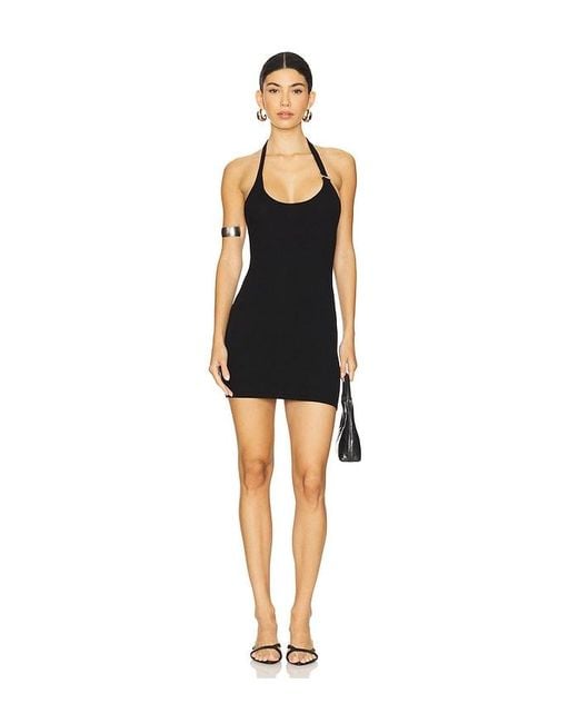 superdown Melena Halter Mini Dress in Black | Lyst