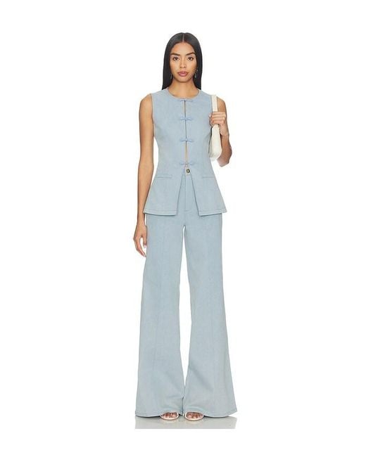 SAU LEE Blue Austin Denim Jean
