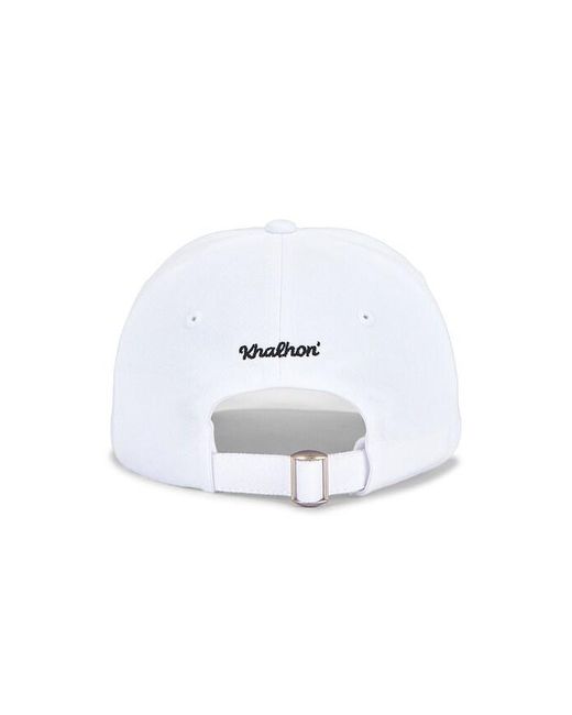 Khalhon White Logo Ball Cap for men