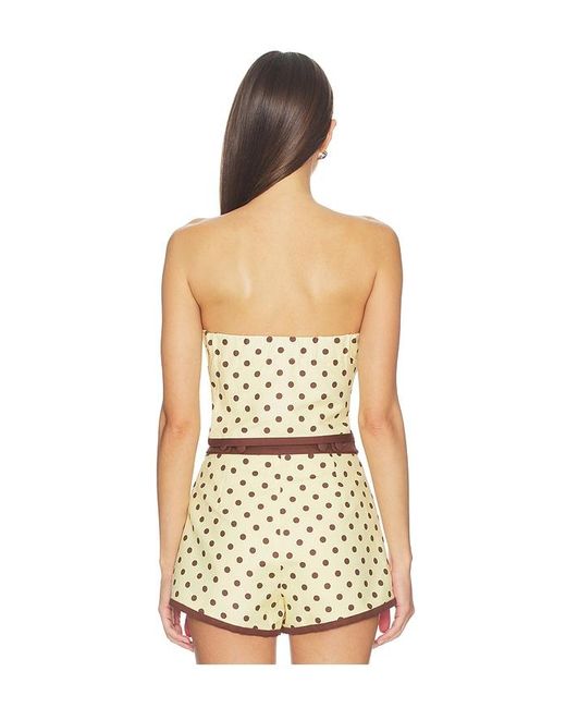 Posse Natural Bowie Strapless Top