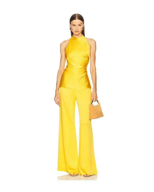 Silvia Tcherassi Yellow Palermo Pant