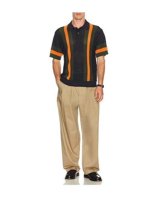 Obey Multicolor Seth Knitted Polo for men