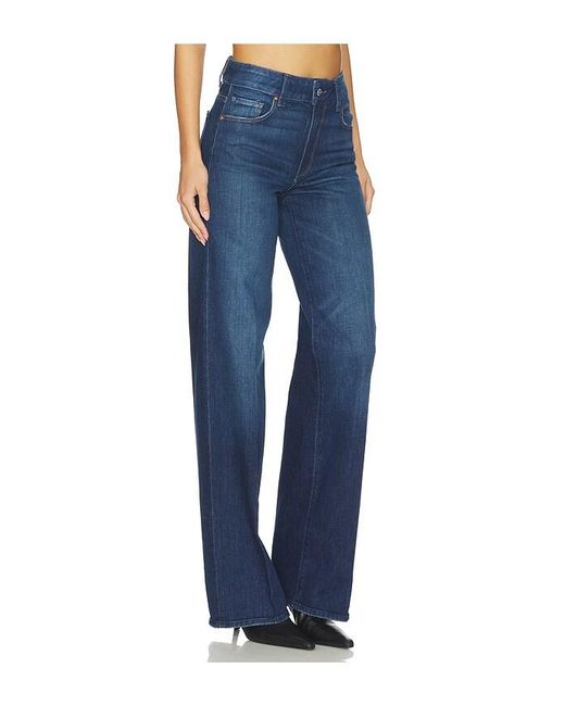 PAIGE Blue Sasha Wide Leg Jeans