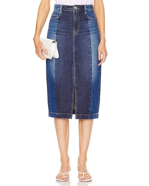 GRLFRND Blue Midirock Robin Seamed Tonal