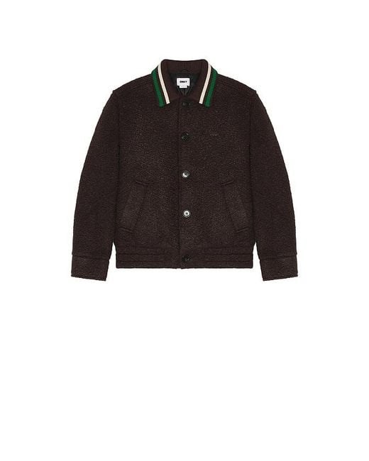 Obey Black Arden Blouson Jacket for men
