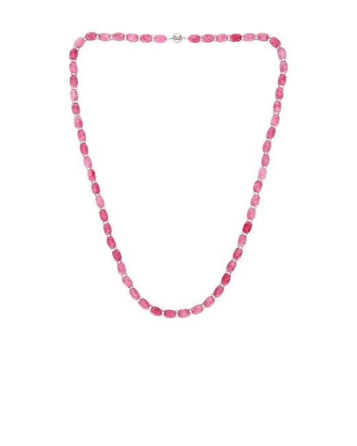 Julietta Pink Donna Linea Necklace