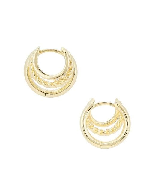 Shashi Charlie イヤリング Metallic