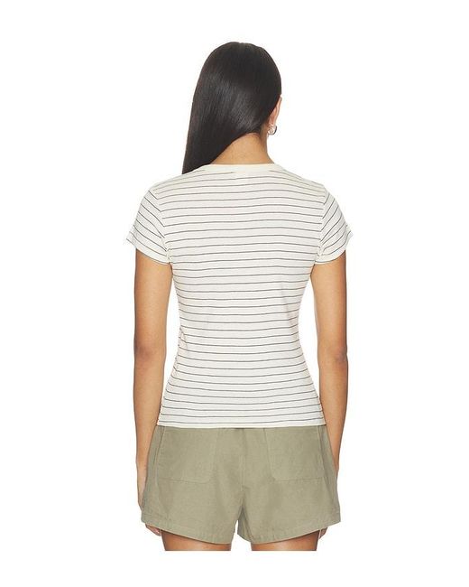 Leset Multicolor Nando Stripe Slim Fit Tee