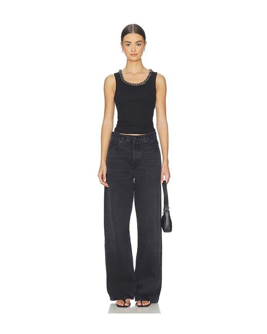 AllSaints Black Lucy Tank Top