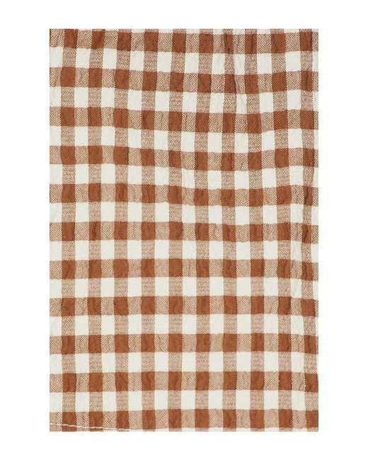 LOBA Natural Ann Gingham Top