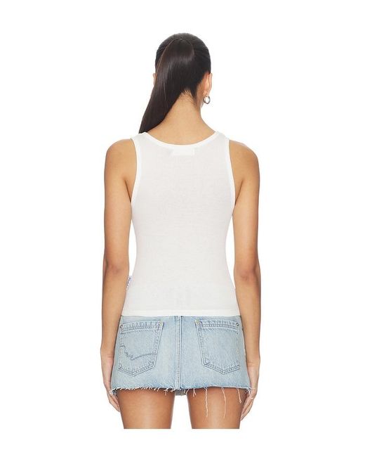 The Laundry Room Blue Call Me Cowboy Rib Tank Top