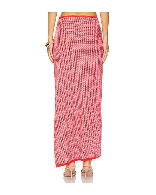 Devon Windsor Red Magnolia Skirt