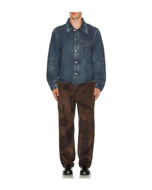 by Parra Brown Detached Pants for men