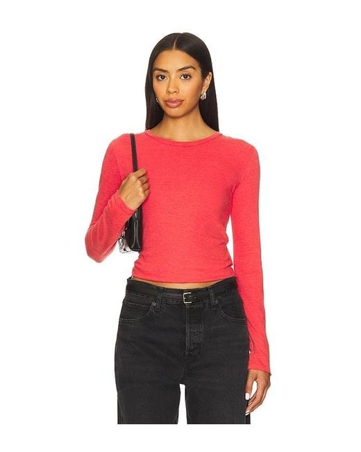 Free People Red X We The Free Nova Tee