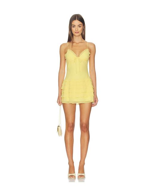 Amanda Uprichard Yellow Mirabelle Romper