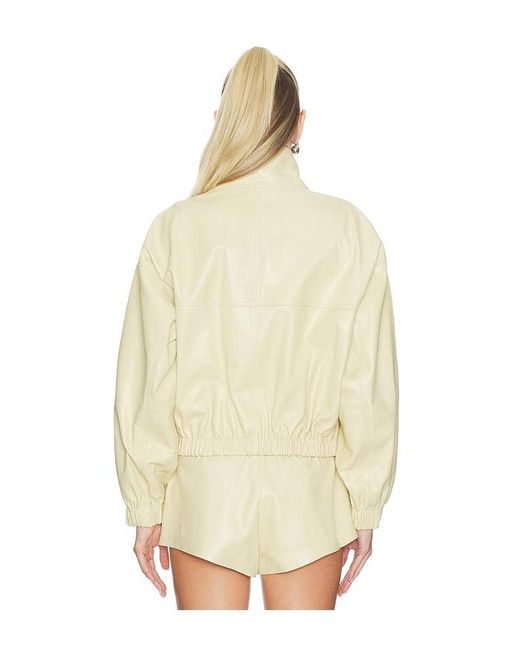 Dodiee Natural Kate Leather Bomber