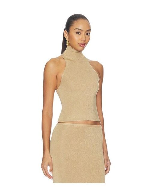 Nbd Natural Nyla Mock Neck Tank