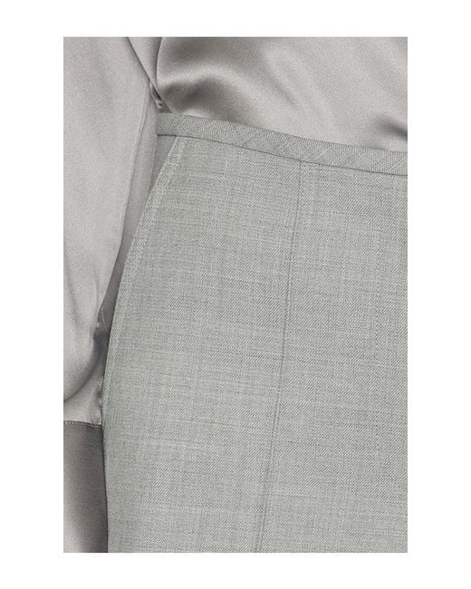 Helmut Lang Gray Low Rise Trouser