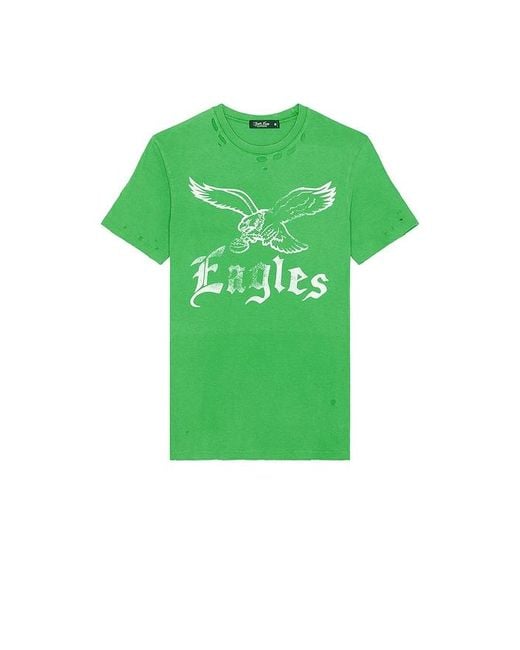 Junk Food Green Eagles City Edition Vintage Tee for men