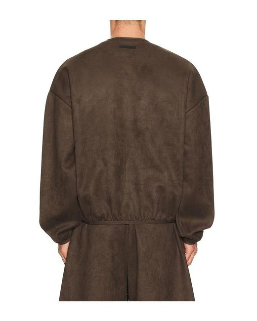Fear Of God Brown Modern Crewneck Sweatshirt for men