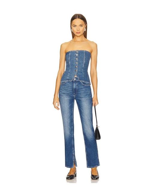 DL1961 Blue Patti Straight Leg Jeans
