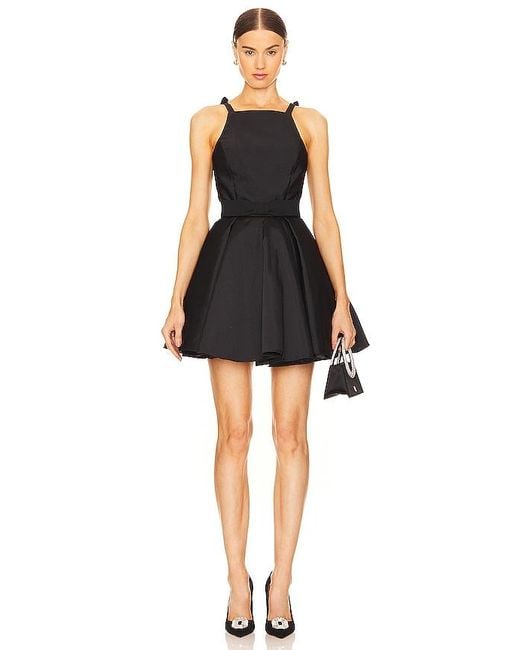 The New Arrivals Ilkyaz Ozel Black Reine Mini Dress