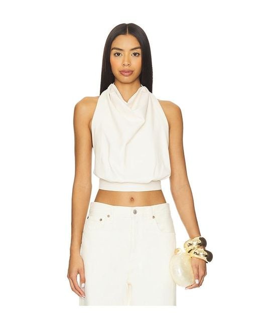 Cult Gaia White Adrienne Top
