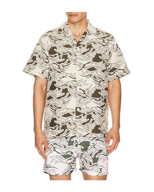 Oas White Rogue Cuba Shirt for men