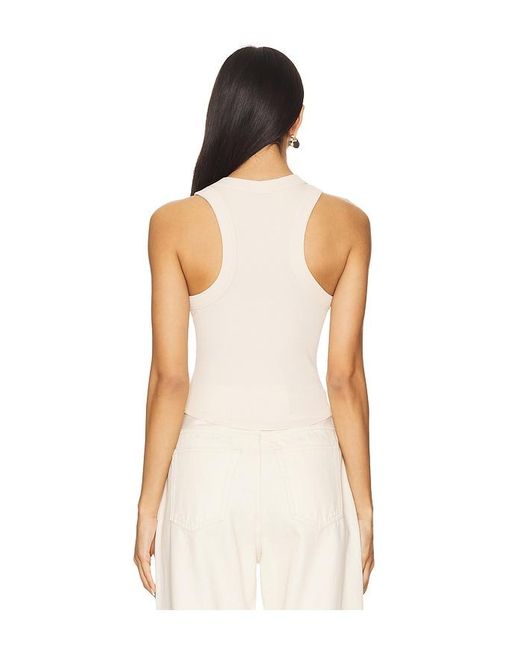 LNA Natural Detra Ribbed Tank