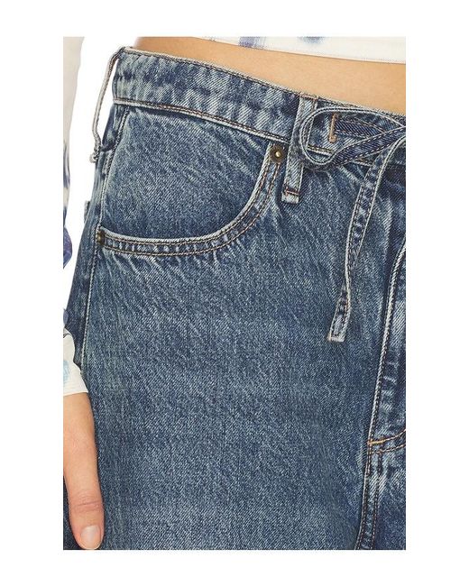 Rag & Bone Blue Phoebe Drawstring Wide