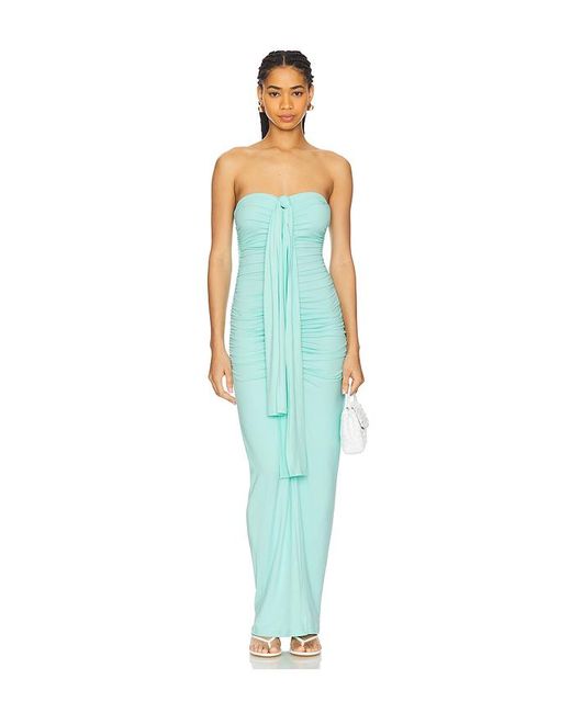 Susana Monaco Blue Trägerloses Kleid Dress