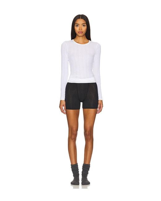 Negative Underwear White Whipped Long Sleeve