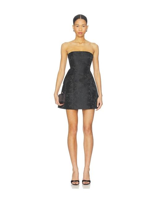 MORE TO COME Black Zelda Mini Dress