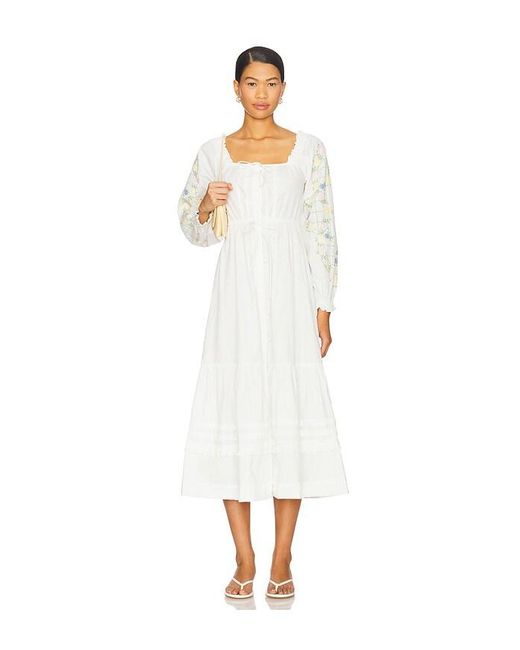 Damson Madder Junia ドレス White