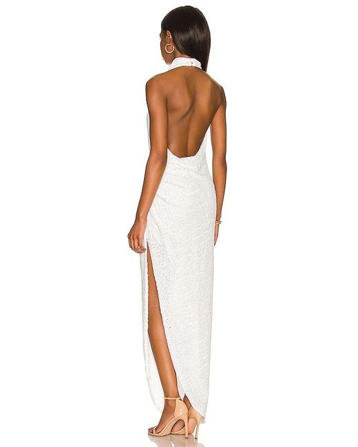 Amanda Uprichard White X Revolve Samba Gown