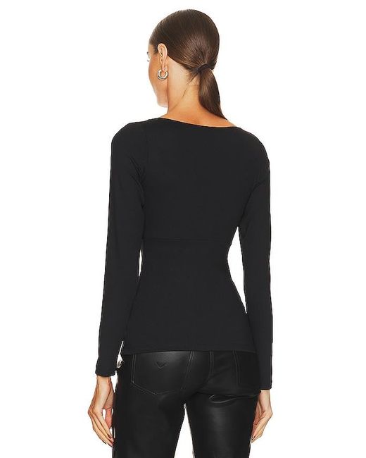 Susana Monaco Black Square Wire Top