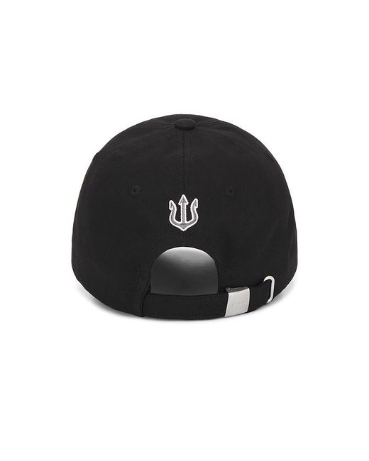 VERUTUM Black Lettering Cap for men