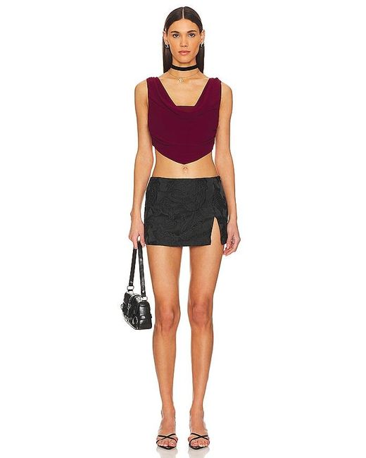 superdown Black Zya Mini Skirt