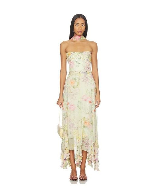 Amanda Uprichard White Monterey Dress With Scarf