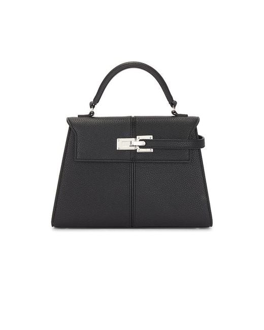 JW PEI Black Elise Large Top Handle Bag