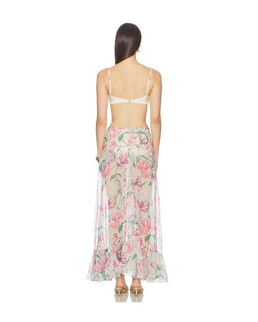 PATBO White Honey Flower Embroidered Beach Dress
