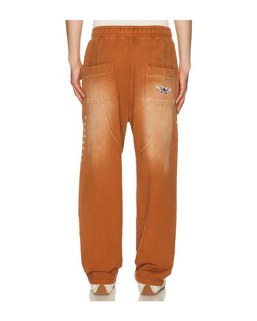 Barriers Worldwide Orange X Jimi Hendrix Buster Sweatpants for men