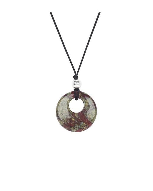Shashi Black Aube Pendant Necklce