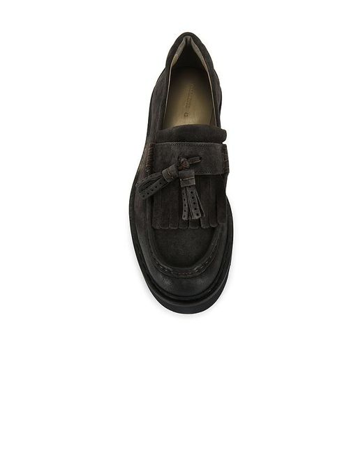 AllSaints Black Skiff Tassel Loafer for men