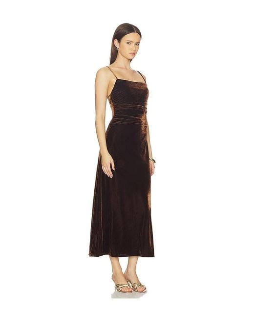Astr Brown Valery Dress