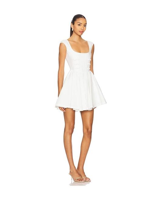 SAU LEE White Holly Dress