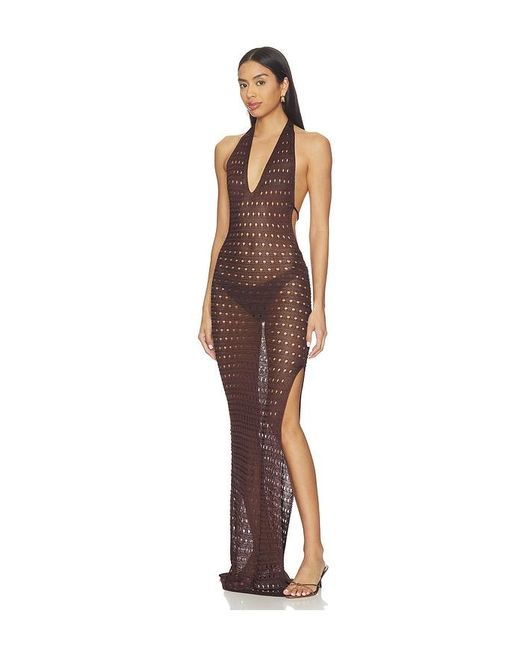 superdown Brown Antonella Maxi Dress
