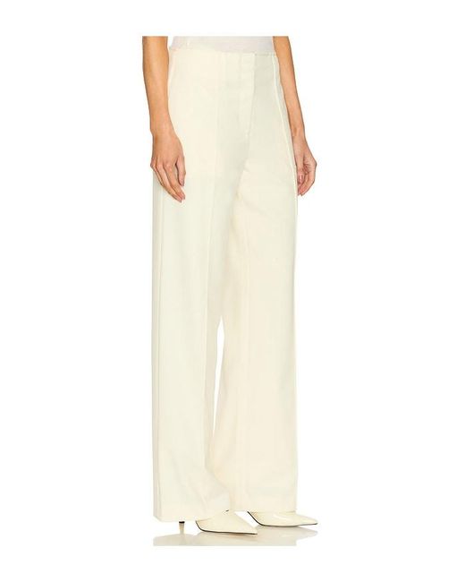 Courtney Zheng Leon Undone Edge Pants in Natural | Lyst